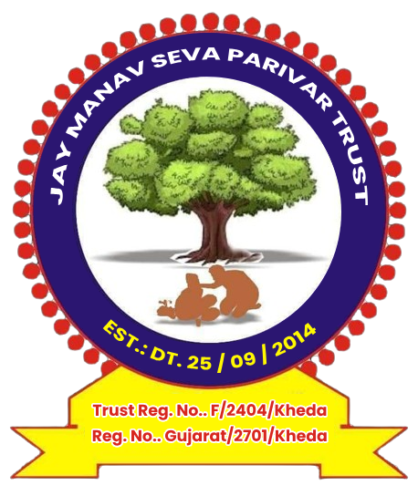 Jay Manav Seva Parivar (JMSP) Trust Logo